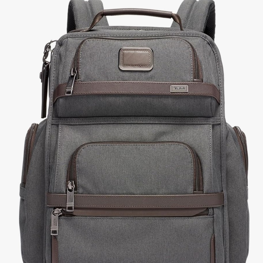 TUMI Charcoal and Chocolate Men's Backpack